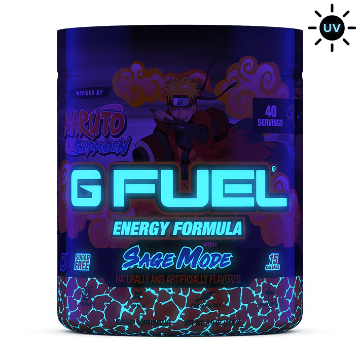 G FUEL Naruto Sage Mode Black Light Edition