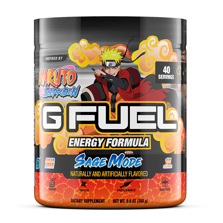 G FUEL Naruto Sage Mode Black Light Edition