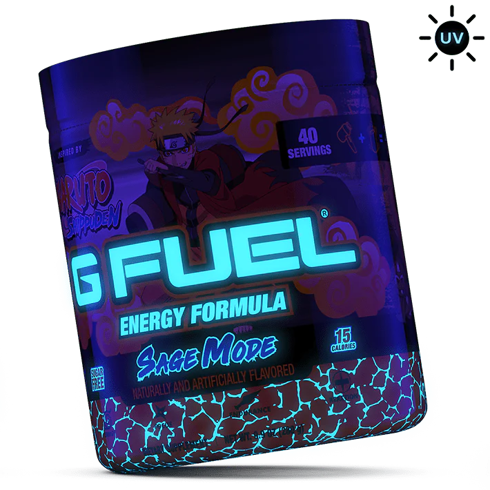 G FUEL Naruto Sage Mode Black Light Edition