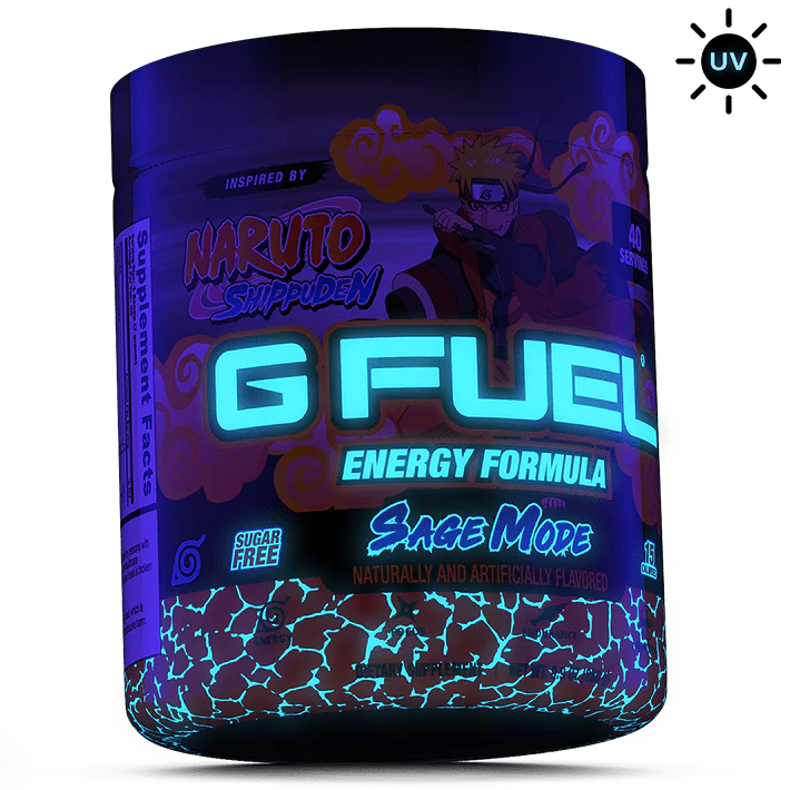 G FUEL Naruto Sage Mode Black Light Edition